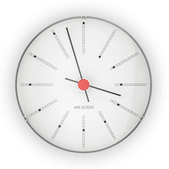 Arne Jacobsen Bankers挂墙钟 - 直径120mm - Arne Jacobsen Clocks