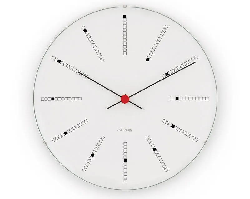 Arne Jacobsen Bankers 时钟, Ø 210 mm Arne Jacobsen Clocks