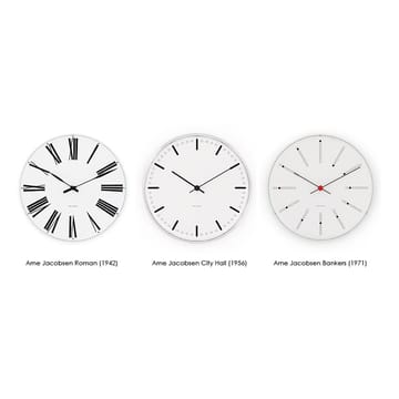 Arne Jacobsen Bankers wall clock - Ø 290 mm - Arne Jacobsen Clocks