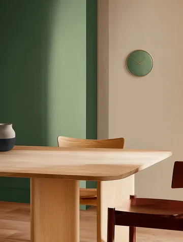 Arne Jacobsen City Hall - 绿色, Ø21 cm - Arne Jacobsen Clocks