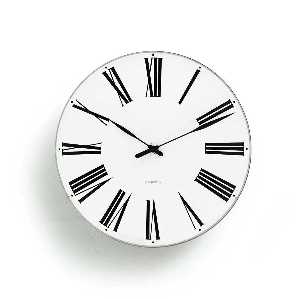 Arne Jacobsen Roman挂墙钟, 直径48cm Arne Jacobsen Clocks