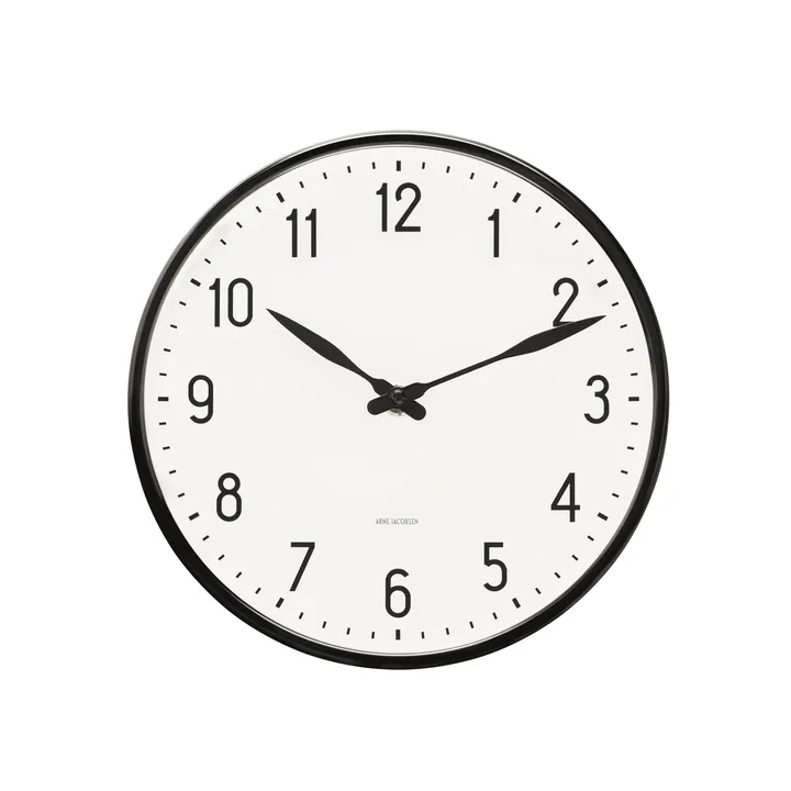 Arne Jacobsen Station挂墙钟 - 21cm - Arne Jacobsen Clocks