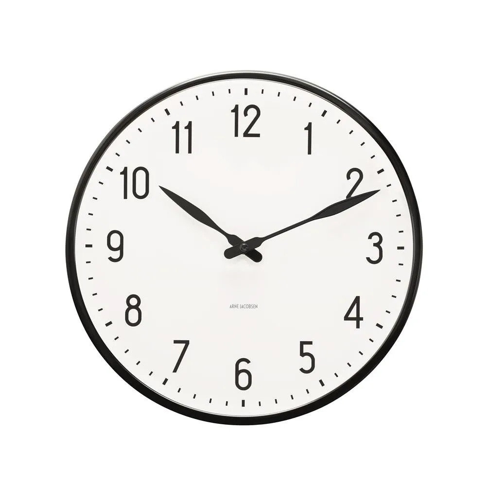 Arne Jacobsen Station挂墙钟, Ø29cm Arne Jacobsen Clocks