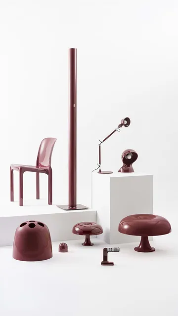 Dedalino 笔筒 - 红宝石红色 - Artemide