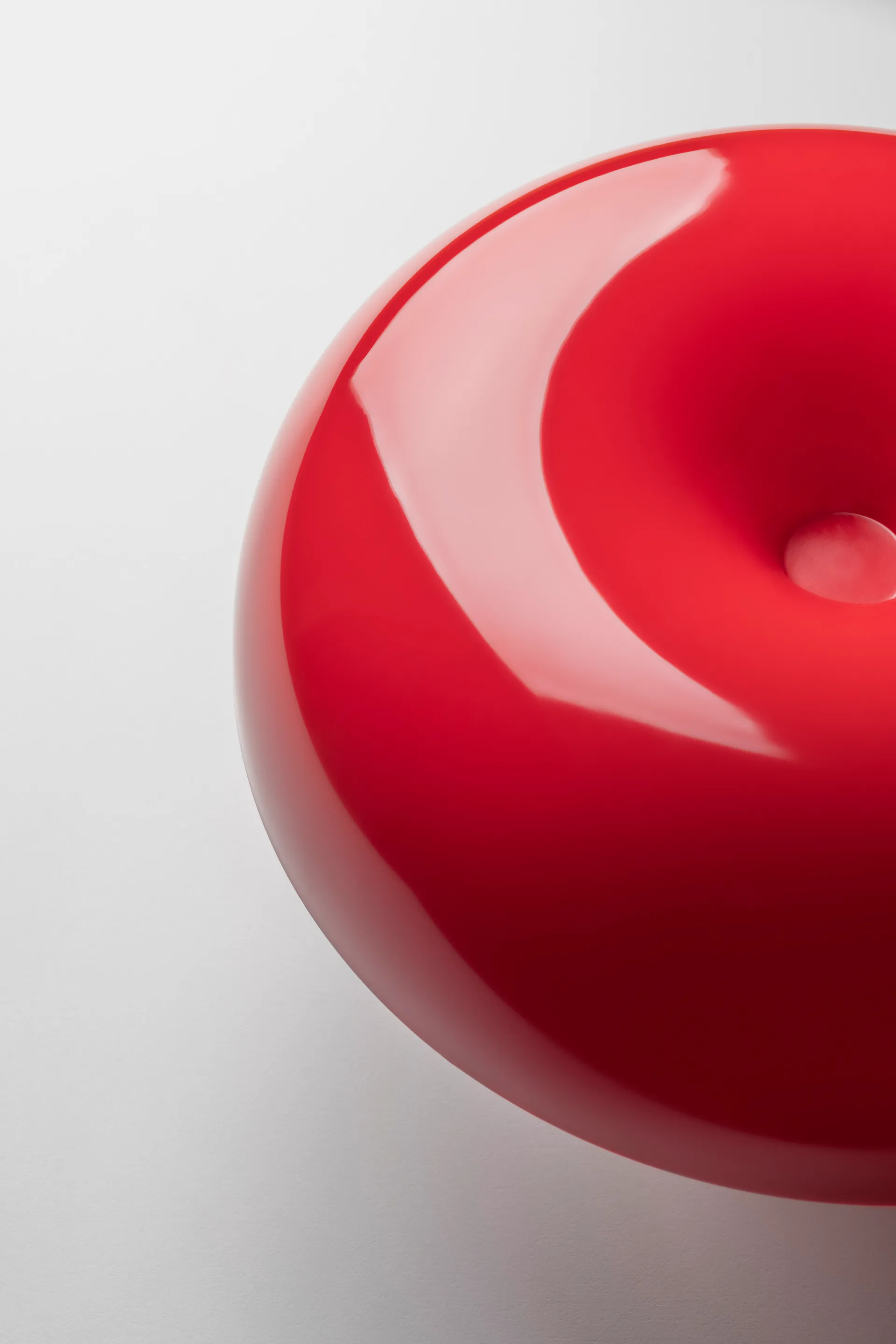 Nessino 蘑菇台灯 Ø32 cm , 红色 Artemide