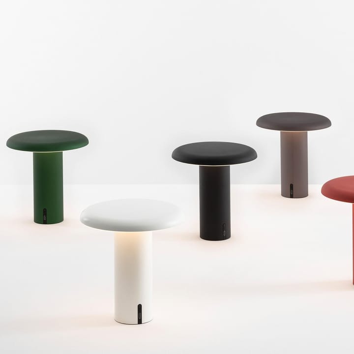 Takku portabel 台灯 19 cm, Anodized 红色 Artemide