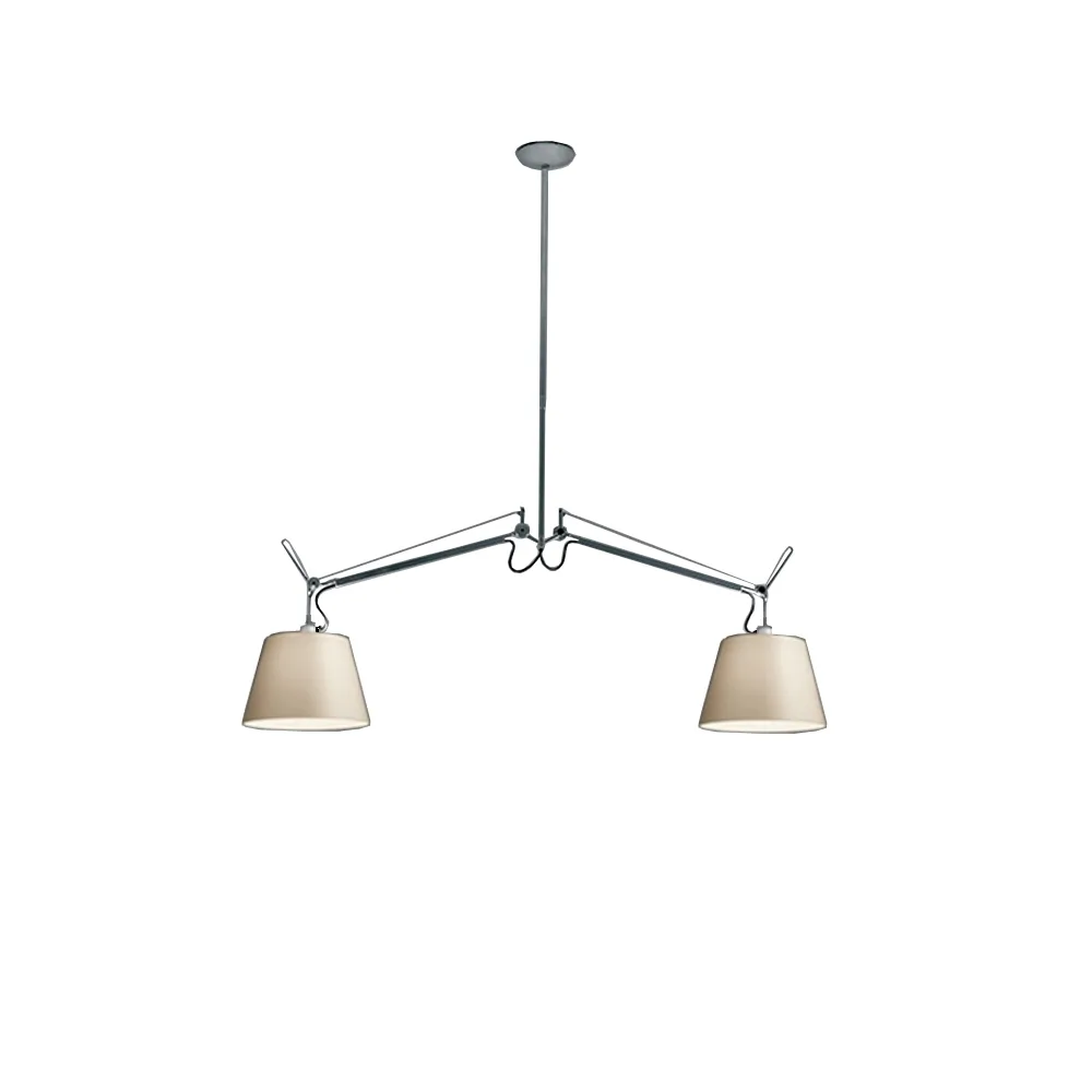 Tolomeo Basculante 吊灯 ø24cm, 羊皮纸 Artemide