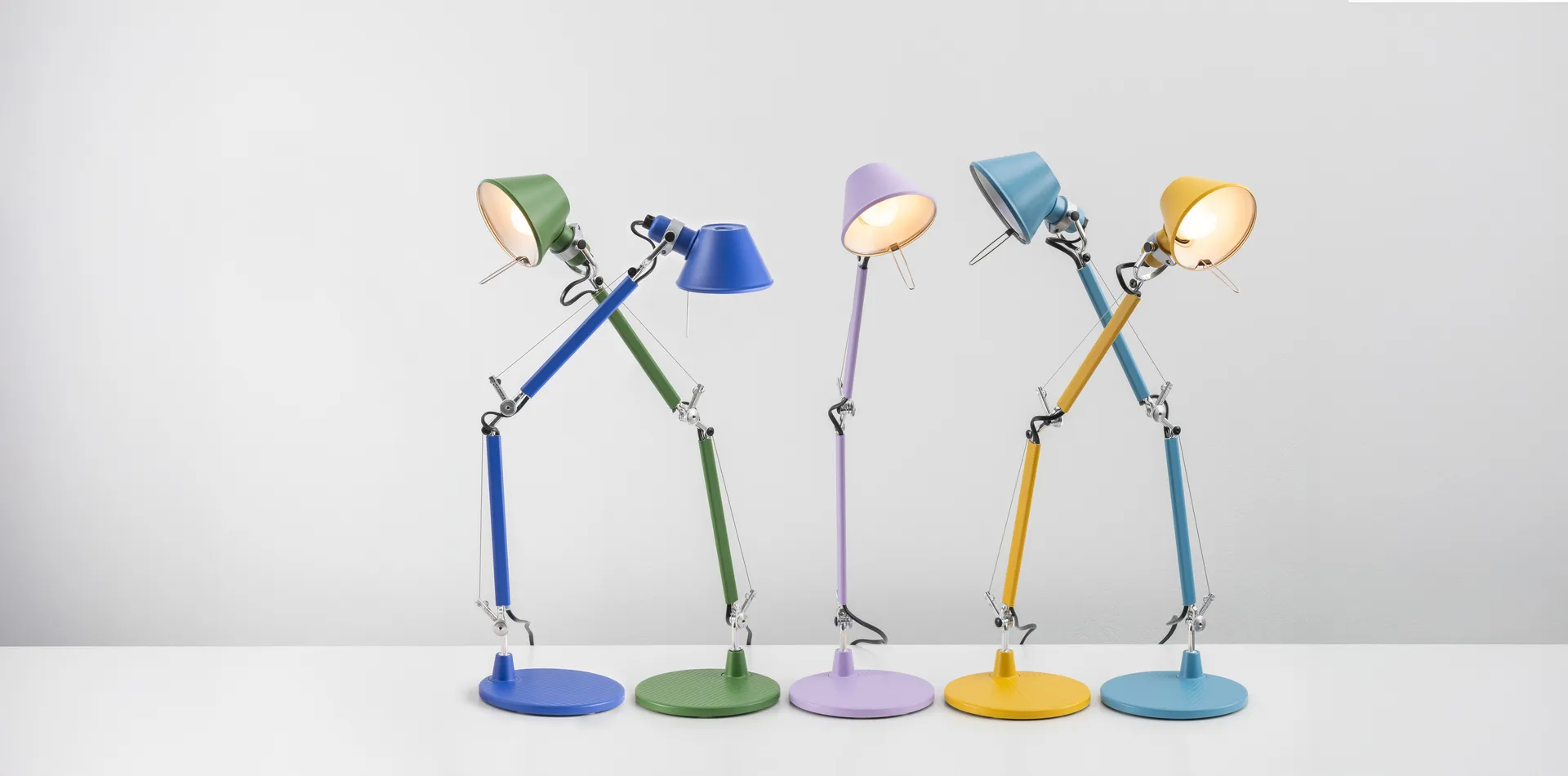 Tolomeo micro 台灯, 黄色 Artemide