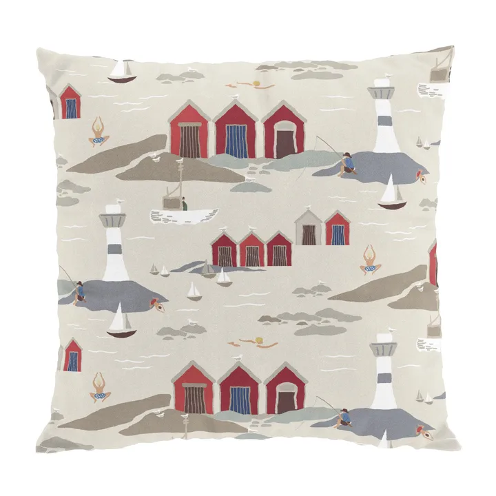 海岸靠垫套47x47cm - 米色 - Arvidssons Textil