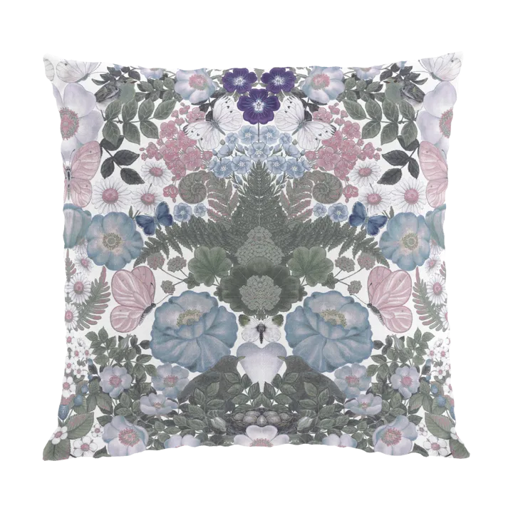 蝴蝶花靠垫套47x47cm - 绿松石色 - Arvidssons Textil