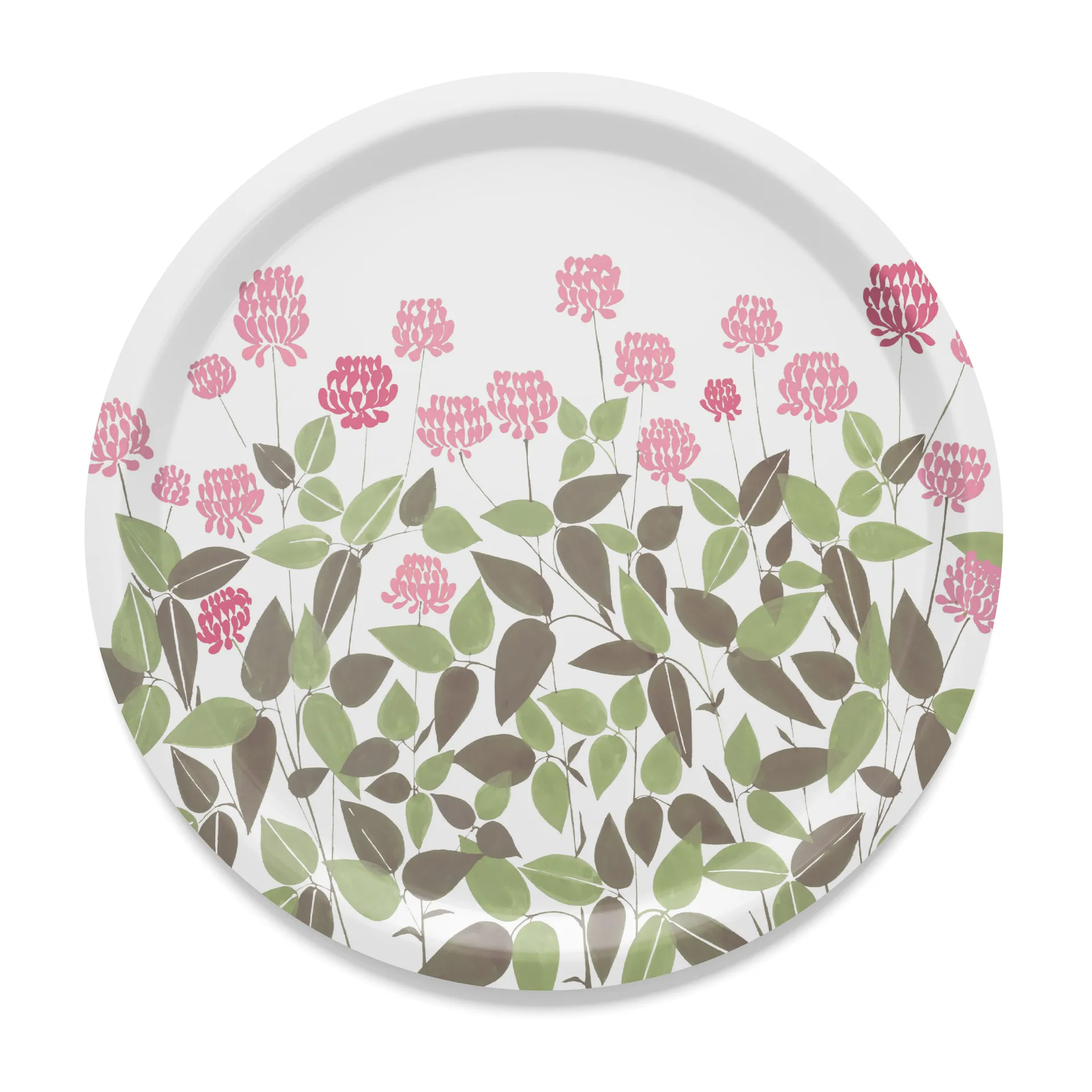 Ängsmark tray Ø31 cm, 绿色-粉色 Arvidssons Textil