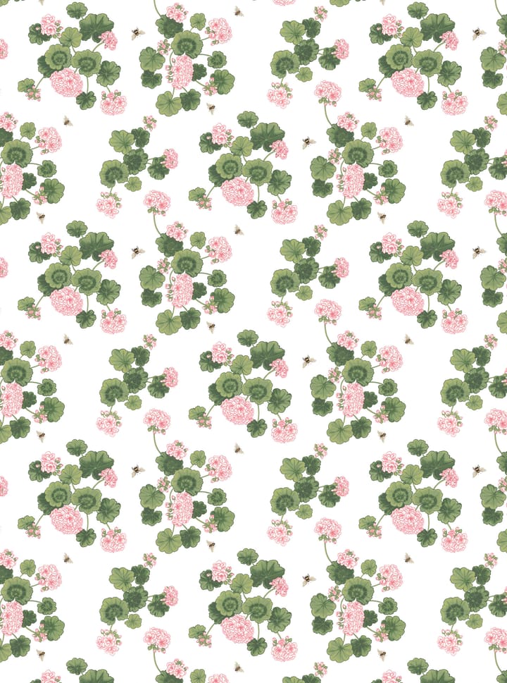 Astrid fabric - 粉色-绿色 - Arvidssons Textil