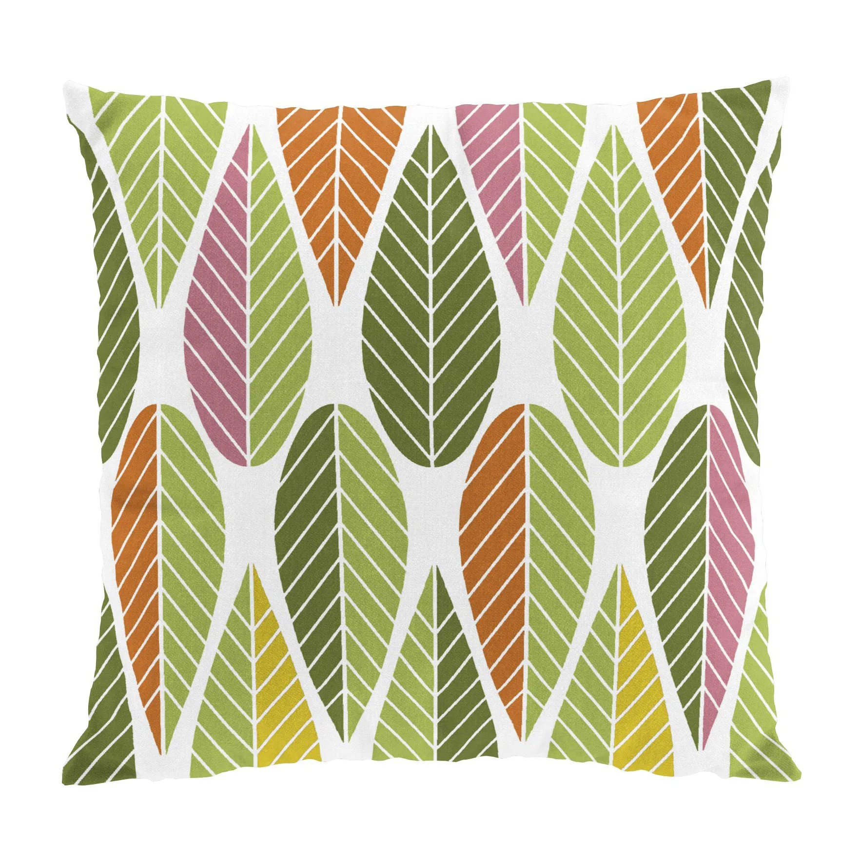 Blader 靠枕套 47x47 cm, 绿色 Arvidssons Textil