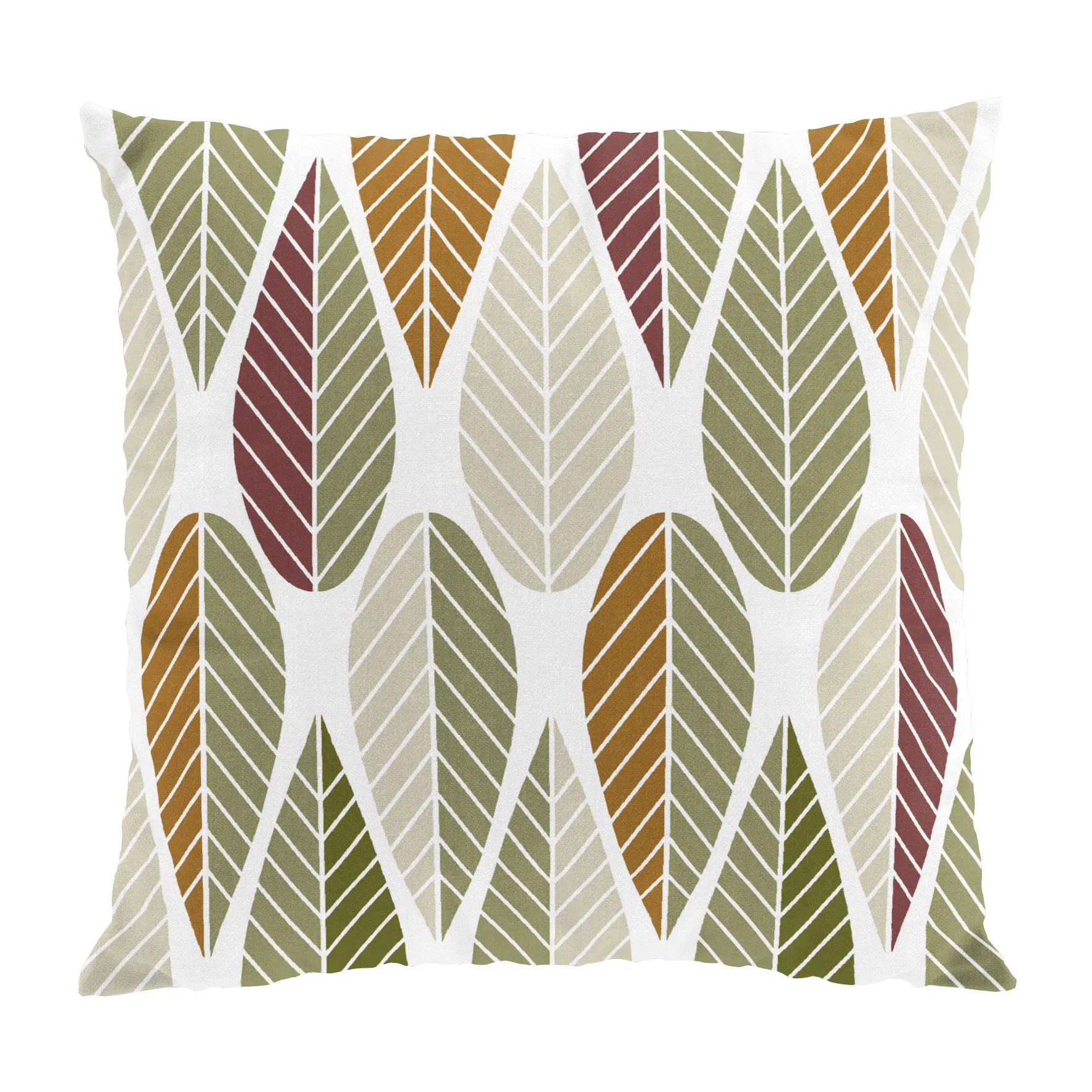 Blader 靠垫套47x47cm, 米色 Arvidssons Textil