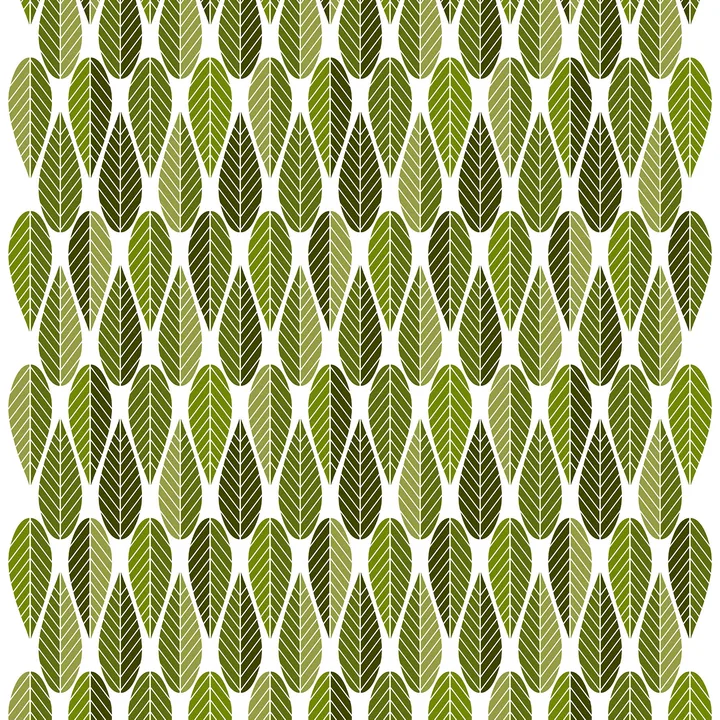 Blader 面料 - 绿色 - Arvidssons Textil