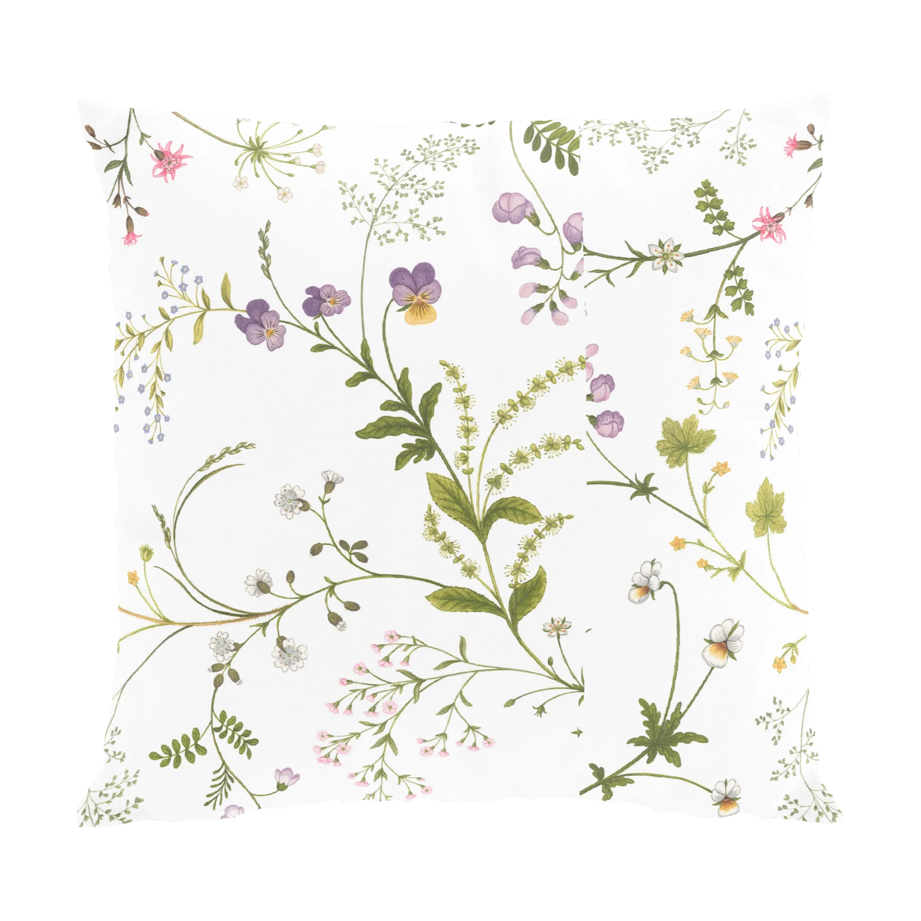 Blomsteryra 抱枕套 47x47cm, 绿色 Arvidssons Textil