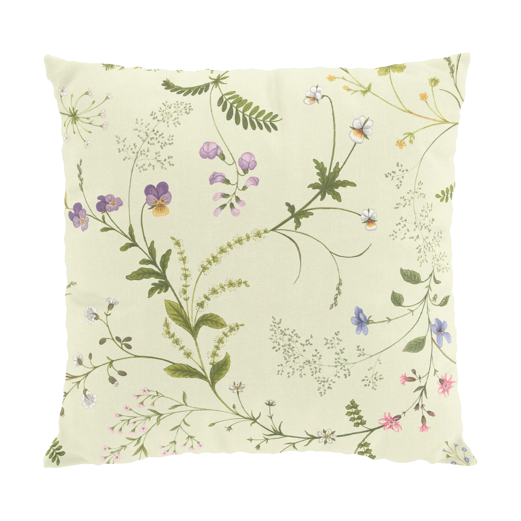 Blomsteryra 抱枕套 47x47cm, 黄色 Arvidssons Textil