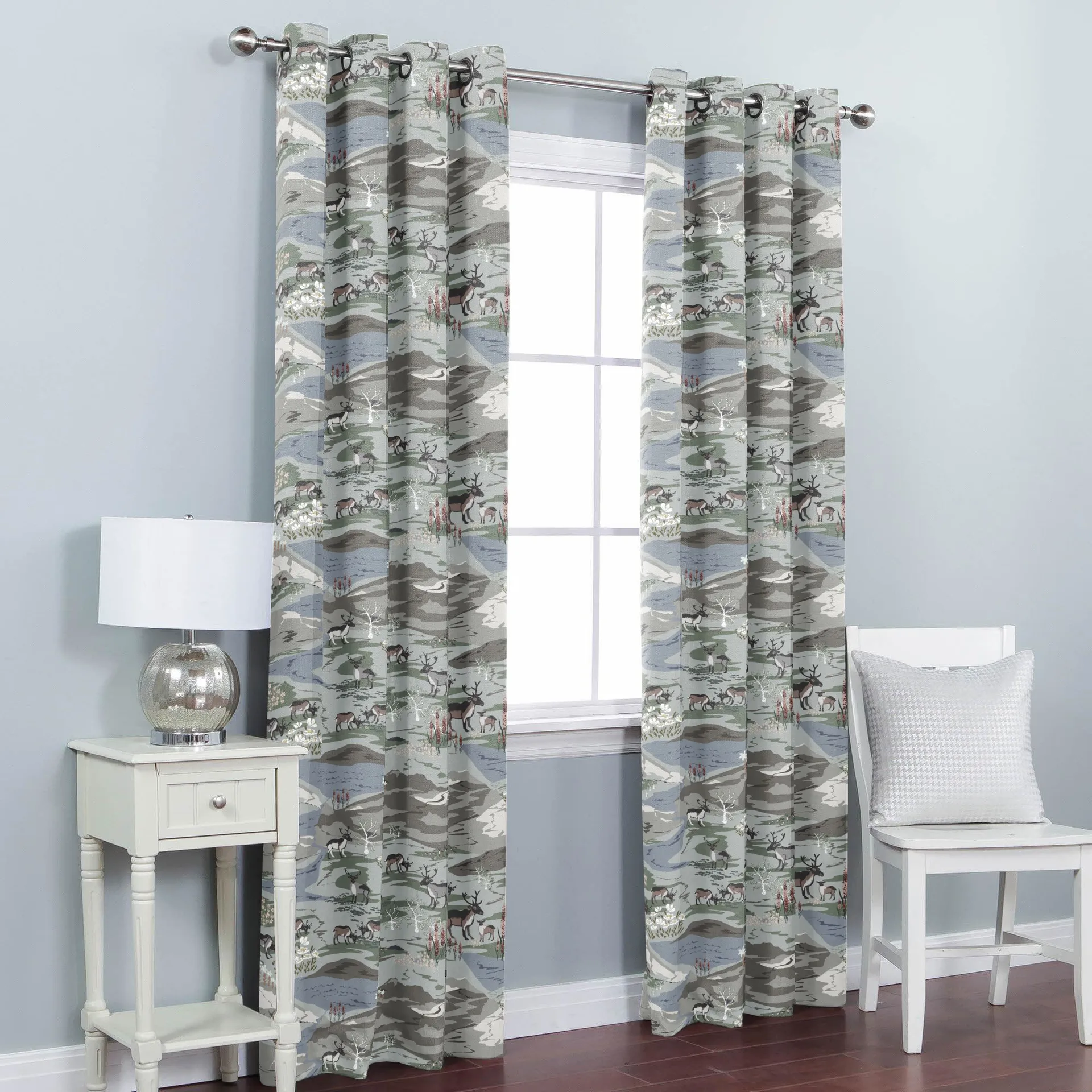 Fjällängar 纺织品, 灰色/绿色 Arvidssons Textil