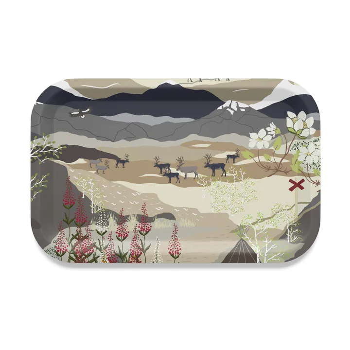 Fjällvandring 托盘 21x33cm - 米色 - Arvidssons Textil
