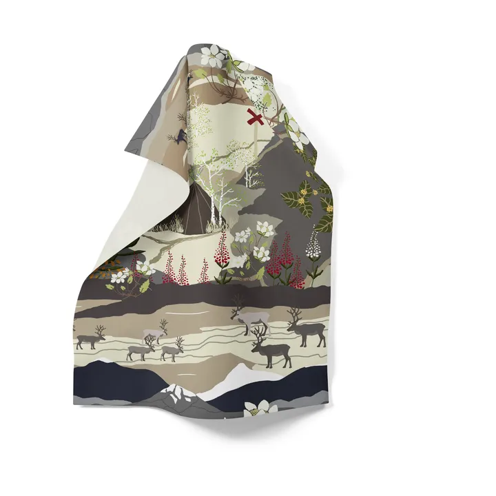 Fjällvandring 厨房毛巾 46x70cm - 米色 - Arvidssons Textil