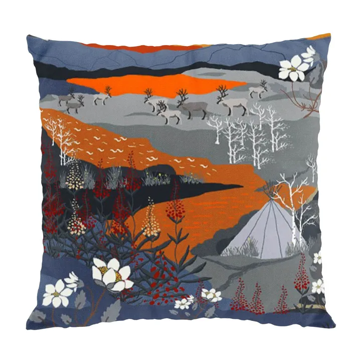 Fjällvandring 靠垫套47x47cm - 橙色 - Arvidssons Textil