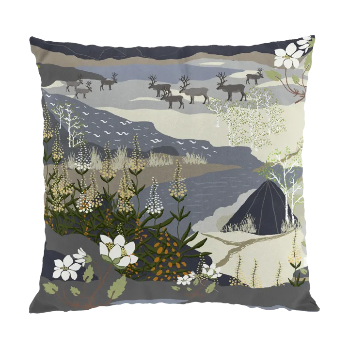 Fjällvandring 靠垫套47x47cm - 蓝色 - Arvidssons Textil
