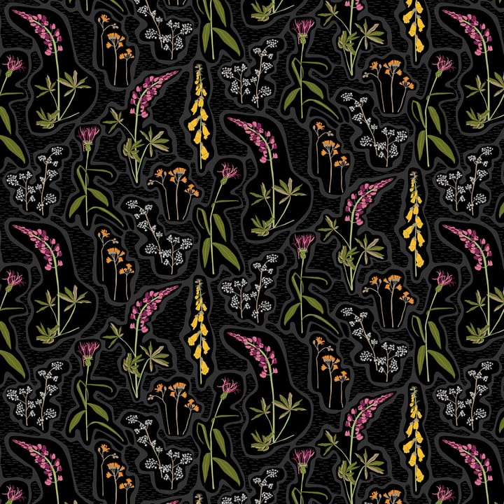 Florens oilcloth, 黑色-multi Arvidssons Textil