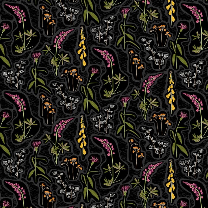 Florens oilcloth - 黑色-multi - Arvidssons Textil
