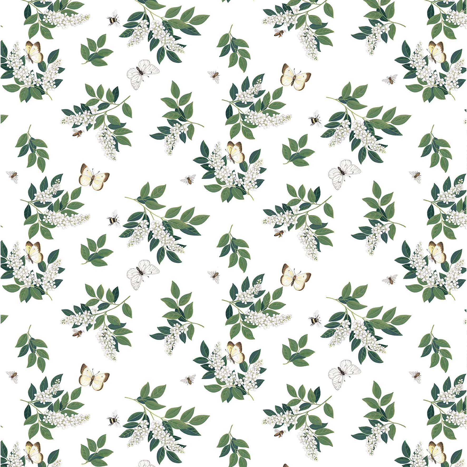 Häggå 纺织品 (fabric), 绿色 Arvidssons Textil