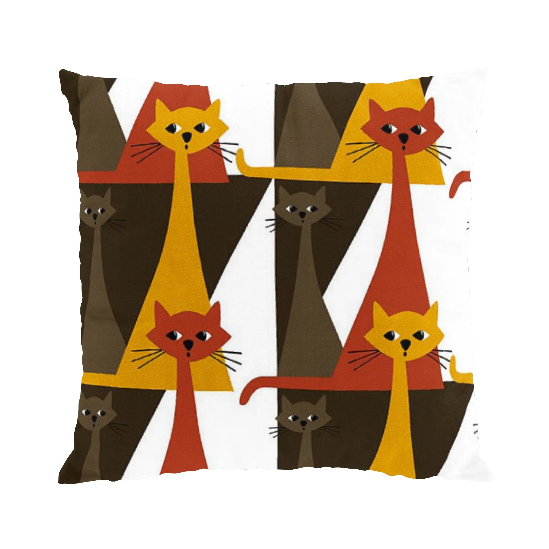 Kitty 靠枕套 47x47 cm, 棕色 Arvidssons Textil