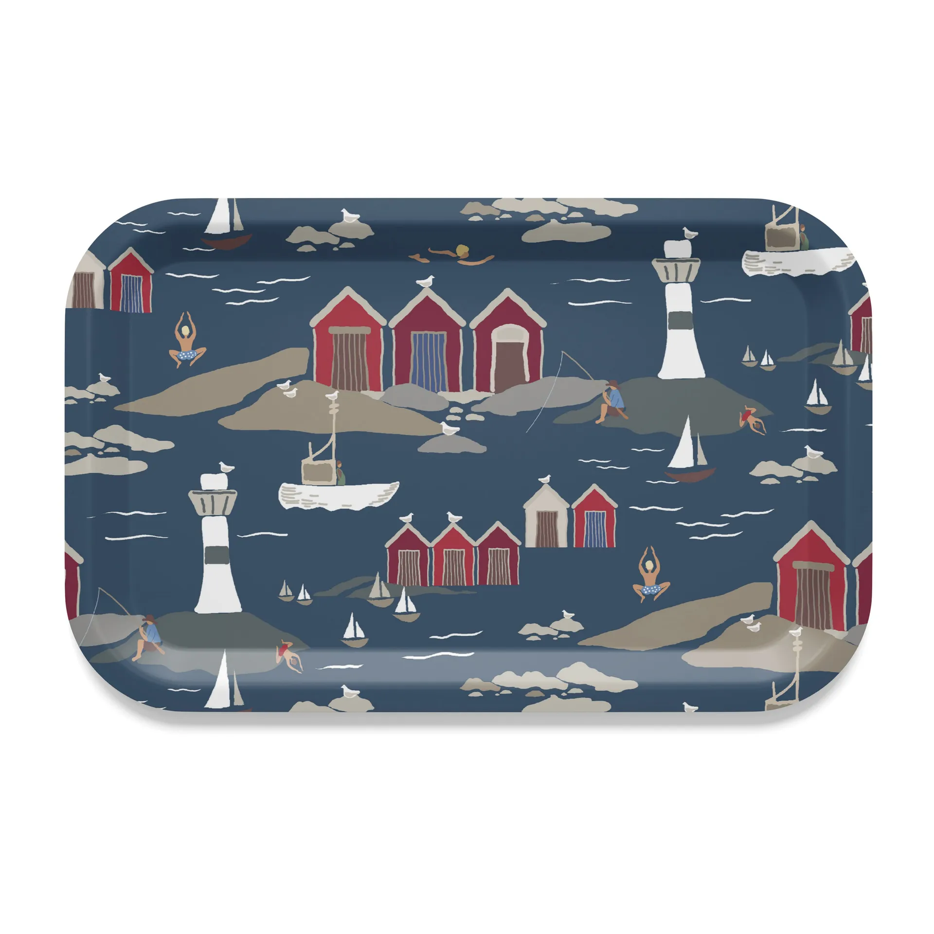 Kust tray 20x27 cm, 蓝色 Arvidssons Textil