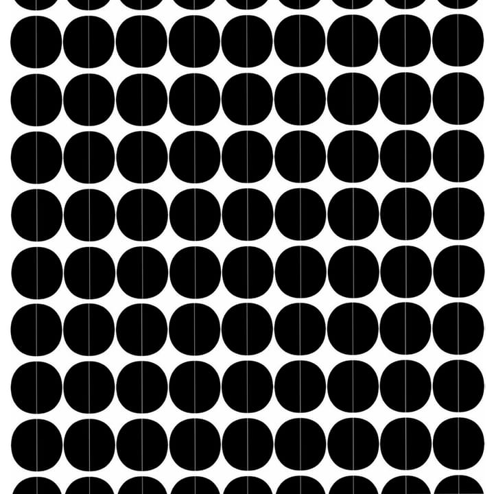 Lane 纺织品 (fabric) - 黑色 circles - Arvidssons Textil
