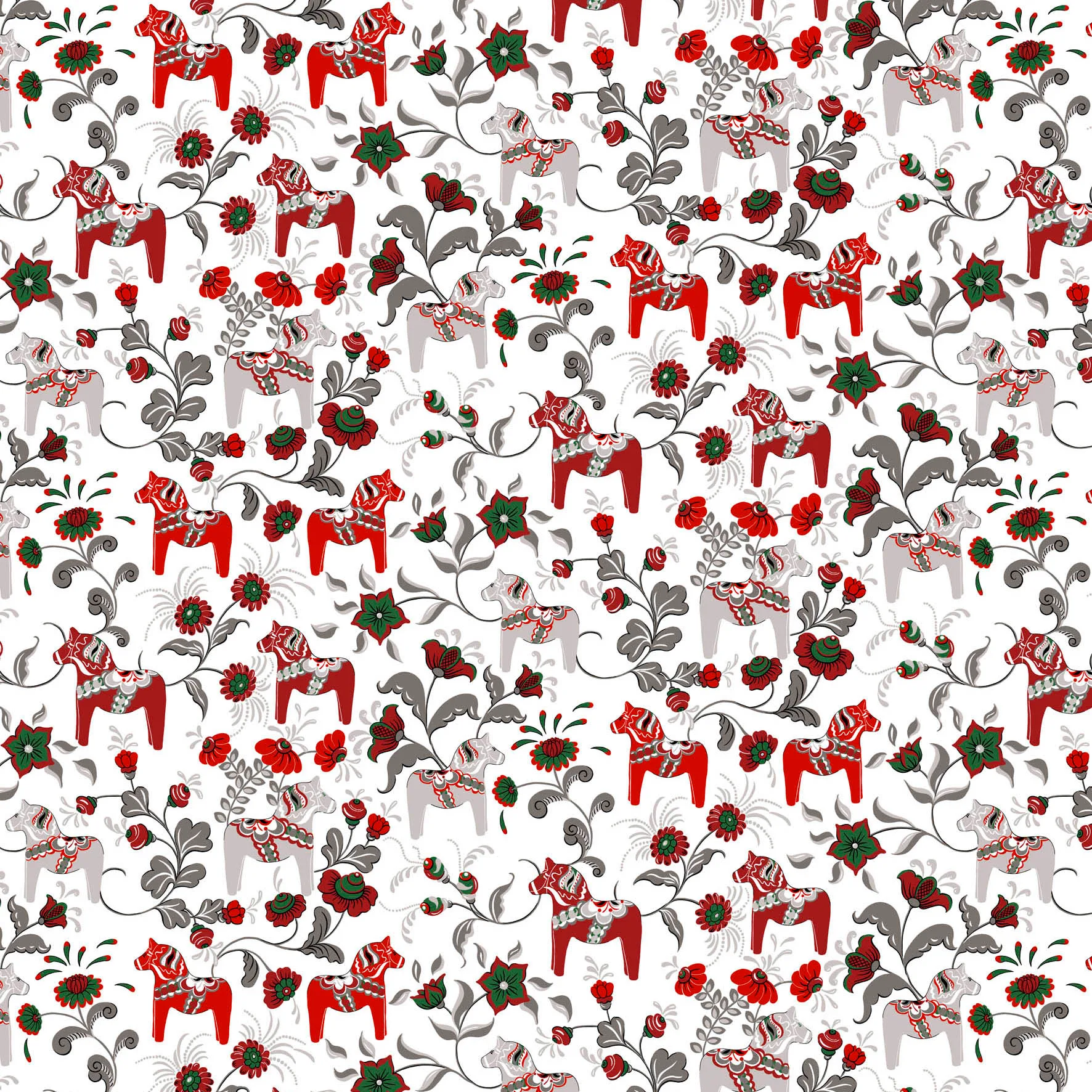 Leksand 纺织品, 酒红色 Arvidssons Textil