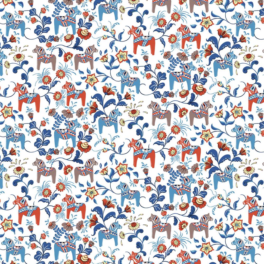 Leksand 纺织品, 白色 Arvidssons Textil