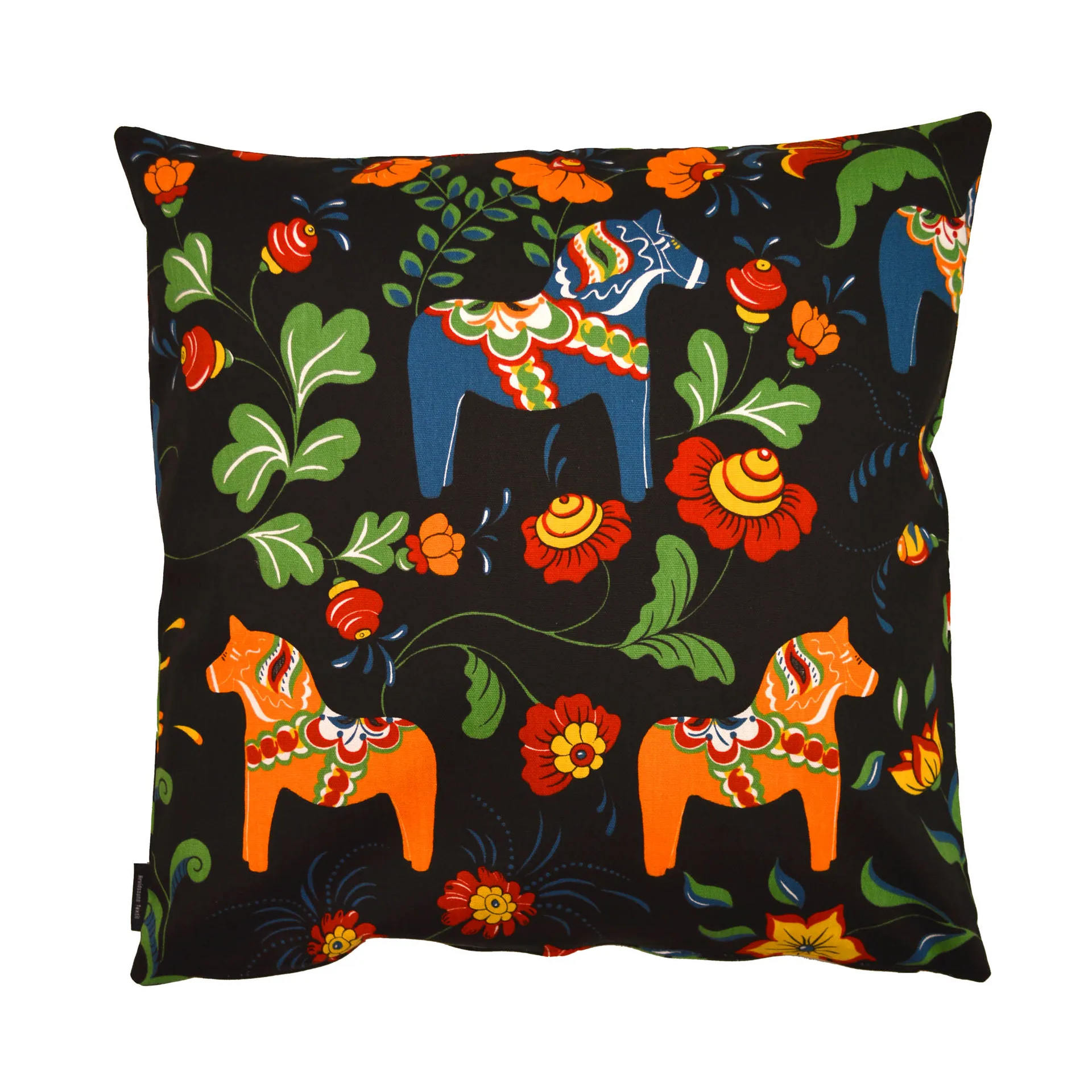 Leksand 靠枕套, 黑色 Arvidssons Textil