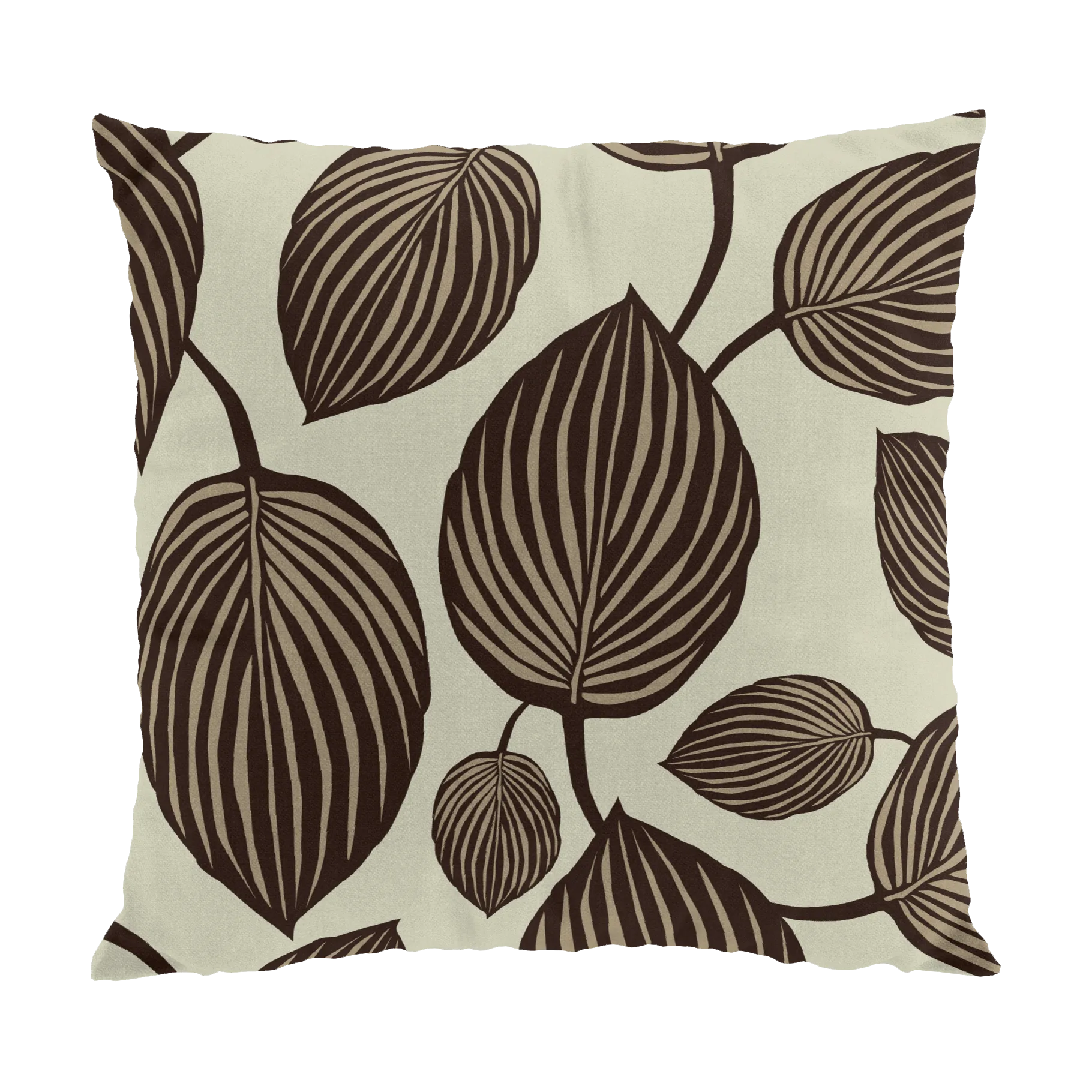 Lyckans blad 靠垫套45x45cm, 棕色 Arvidssons Textil