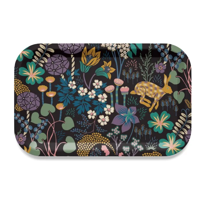 Lyckeflykt 托盘 21x33cm - 黑色 - Arvidssons Textil