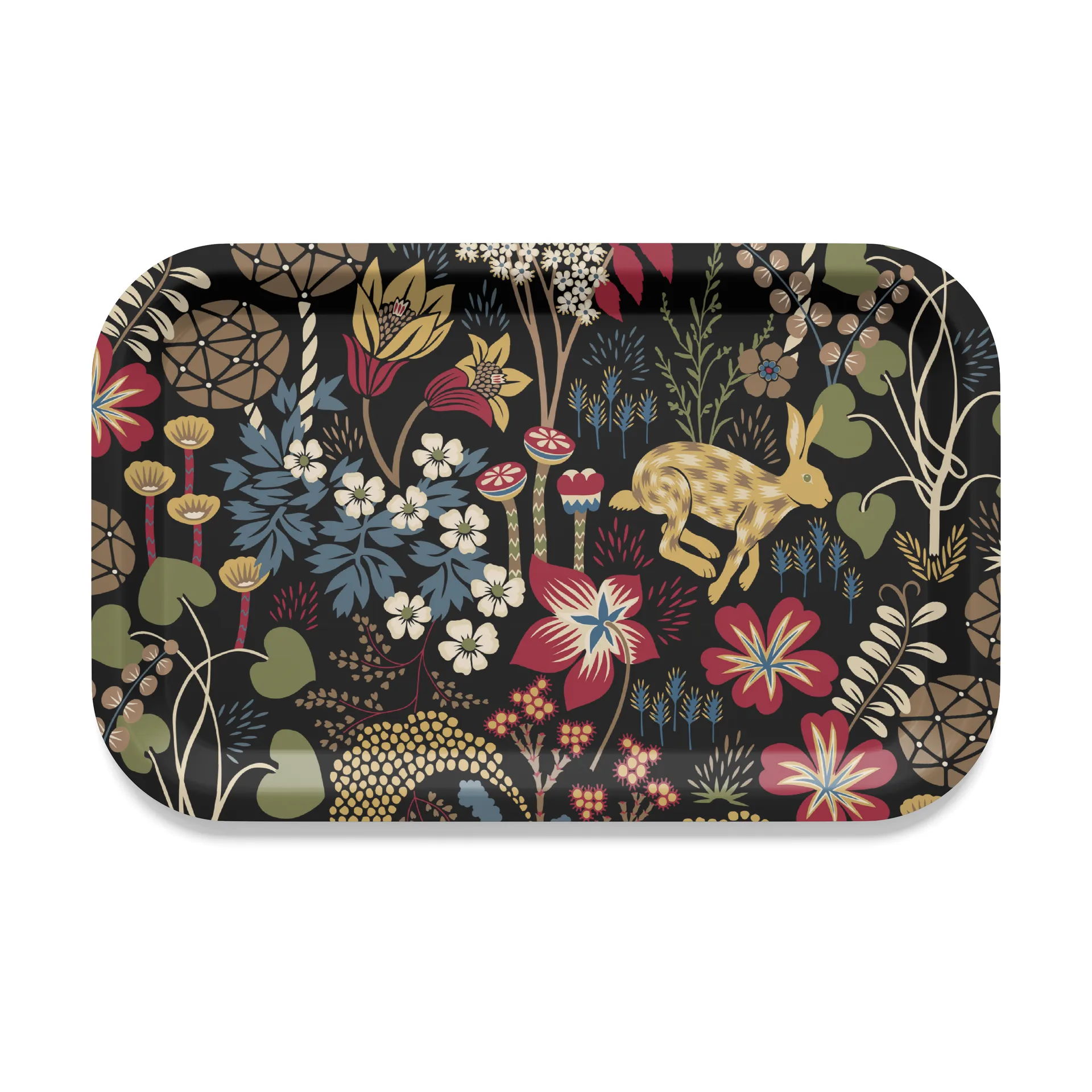 Lyckeflykt 托盘 21x33cm, 红色_棕色 Arvidssons Textil