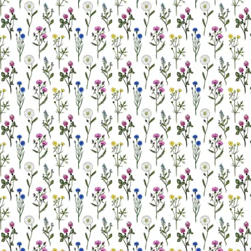 Midsommar 面料 - 多色 - Arvidssons Textil