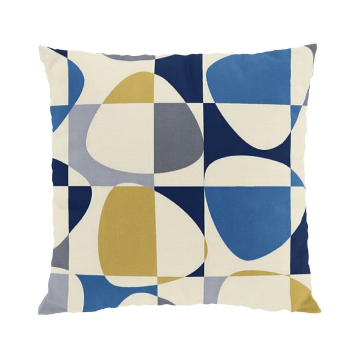Mosaik 靠枕套 47x47 cm - 蓝色 - Arvidssons Textil