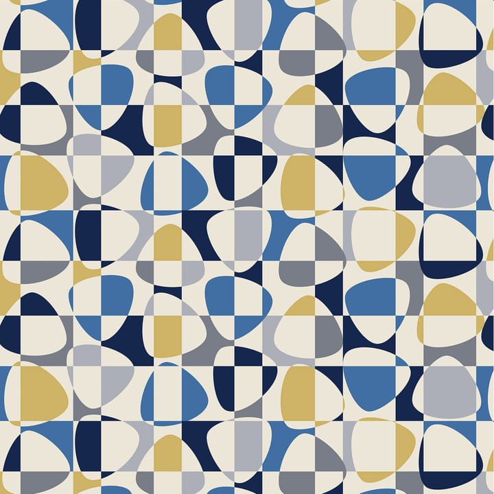 Mosaik 纺织品 (fabric) - 蓝色 - Arvidssons Textil