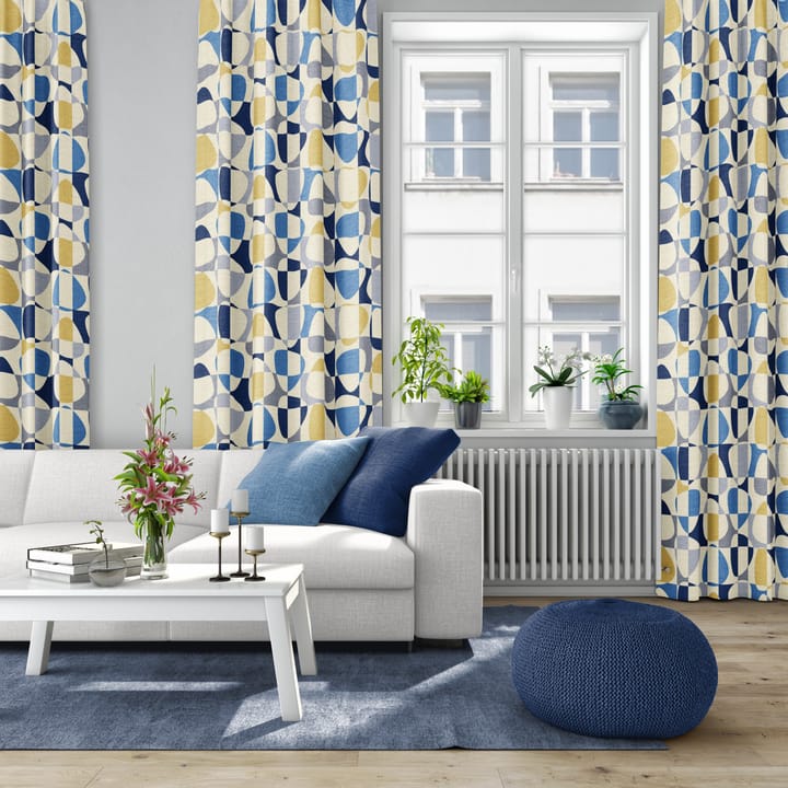 Mosaik 纺织品 (fabric), 蓝色 Arvidssons Textil