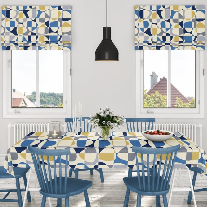 Mosaik oilcloth, 蓝色 Arvidssons Textil