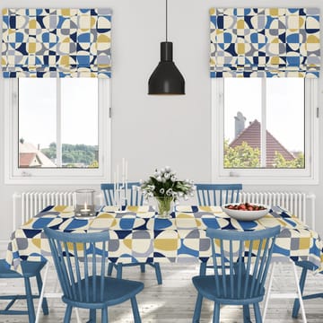Mosaik oilcloth - 蓝色 - Arvidssons Textil