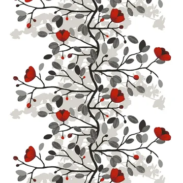 Ofelia 油布 - 红色_棕色 - Arvidssons Textil