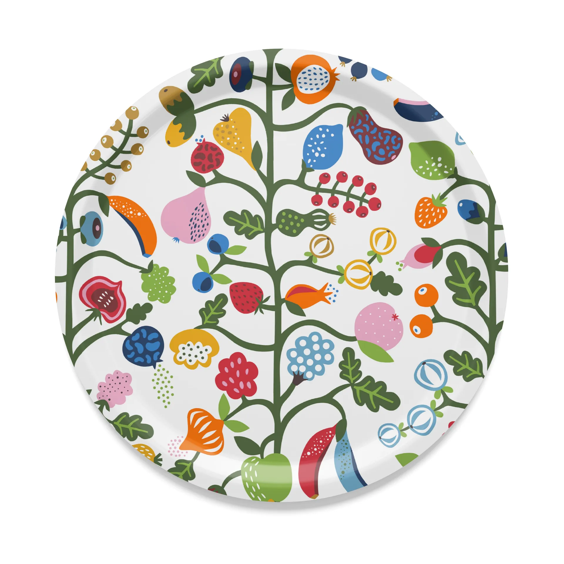 Orchard 托盘 Ø31 cm, 彩色 Arvidssons Textil