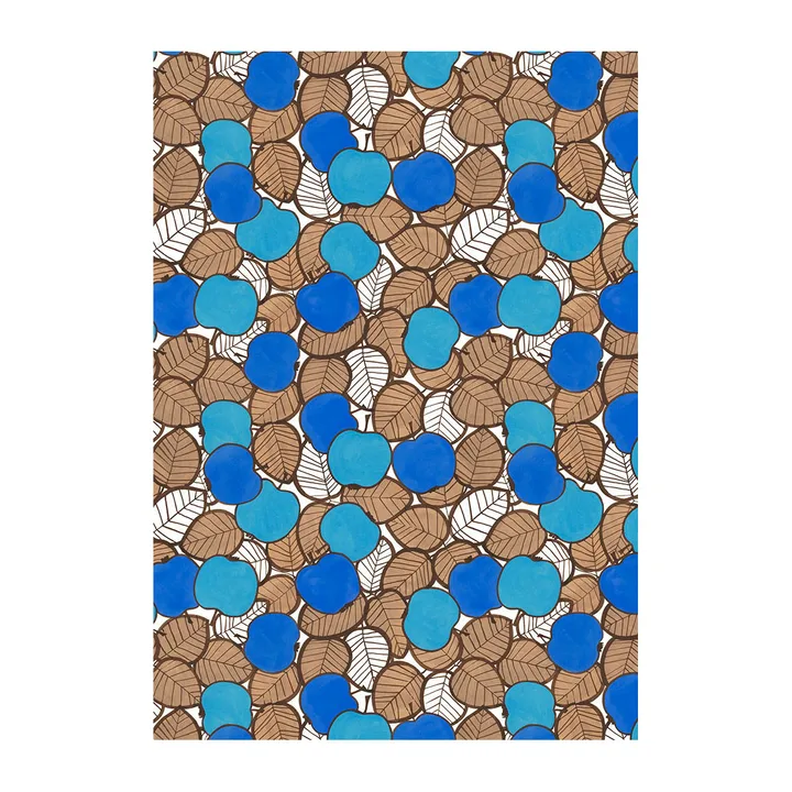 Päppel面料 - 绿色-蓝色 - Arvidssons Textil