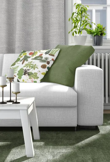 Skogsliv枕套47x47cm - 绿色 - Arvidssons Textil