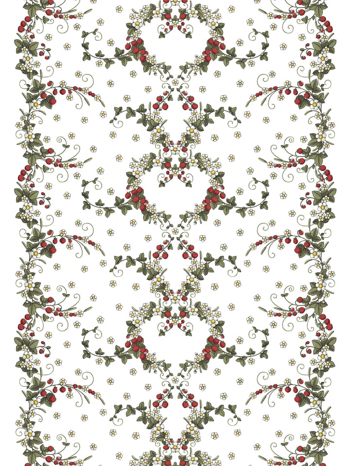 Smultronstället oilcloth - Off 白色 - Arvidssons Textil