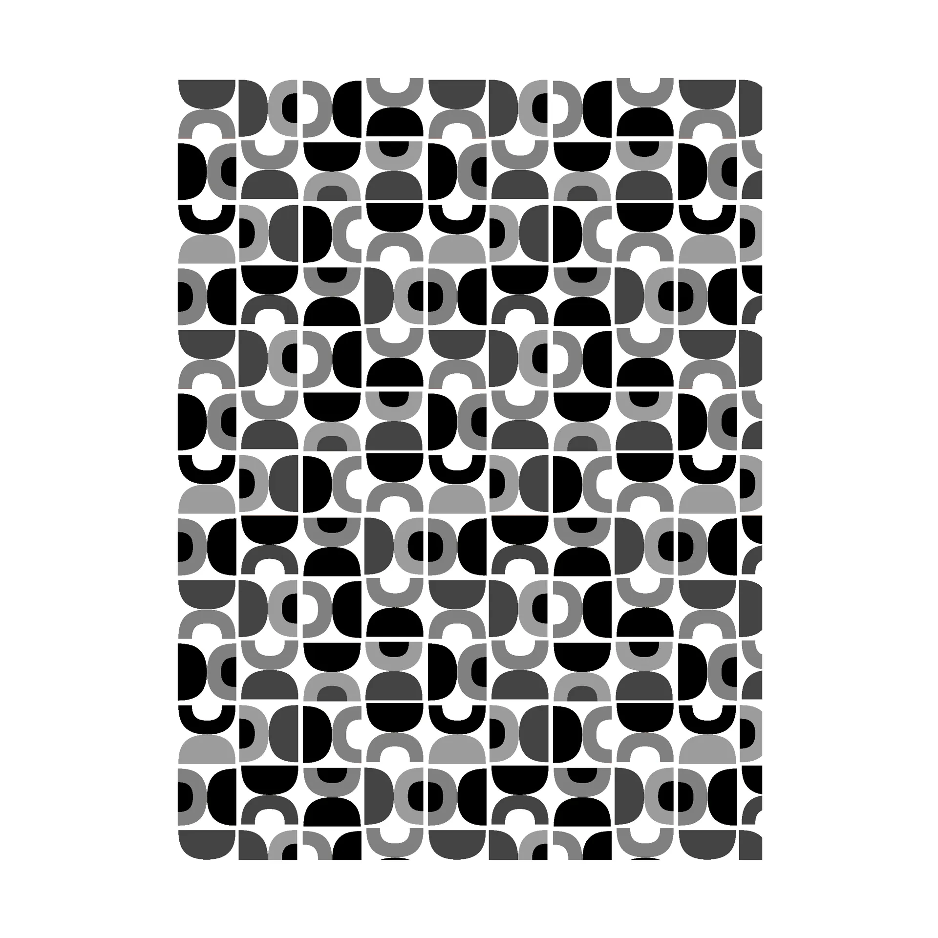 Spiral Dance 纺织品, 灰色 Arvidssons Textil